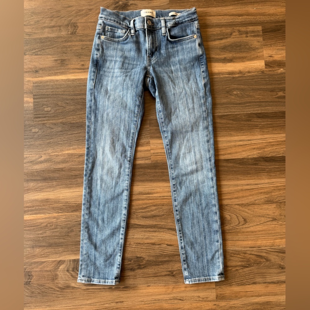 Frame Le Garcon in Daphne Blue Jean in sz 24 - Picture 6 of 13